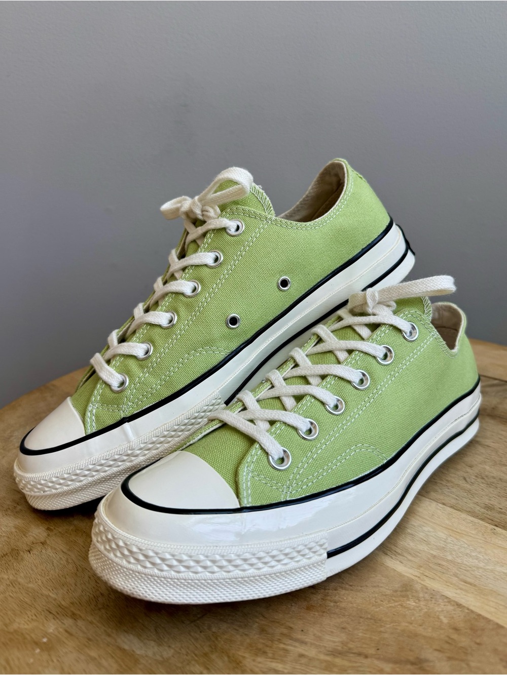 Converse Chuck 70 Low Vintage Canvas Vitality Green Lime A04587C Women Size 10